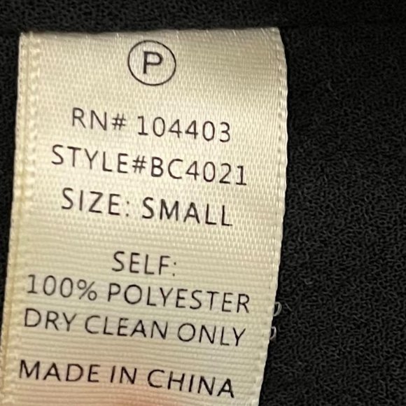 JOA Los Angeles Black Cropped Mock Jeweled Neck Halter Top - Picture 5 of 6